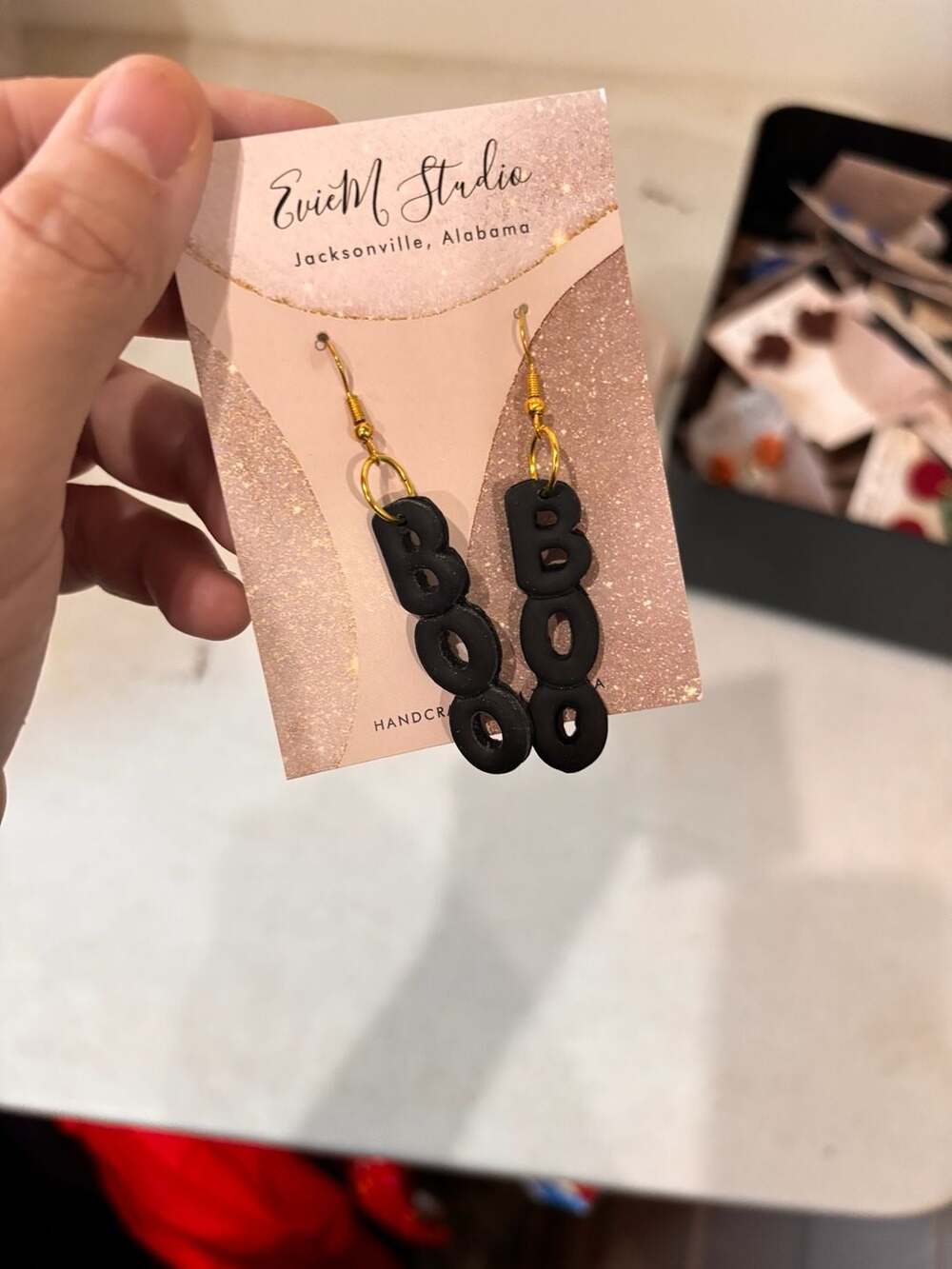 Boo Earrings